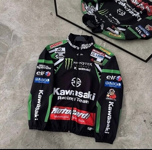 Kawasaki Motosiklet Yağmurluğu