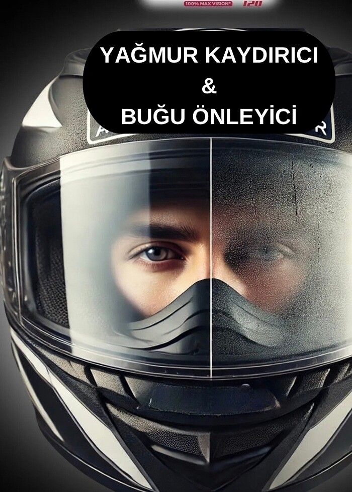 Kask buğu önleyici pinlock - Görsel 2
