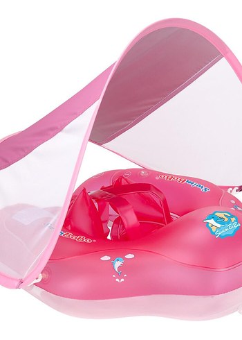 Diğer Gölgelikli Pembe Bebek Deniz Simidi