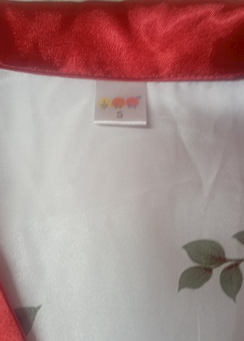 Kırmızı Çiçek Baskılı Kadın Pijama Takımı - Görsel 6