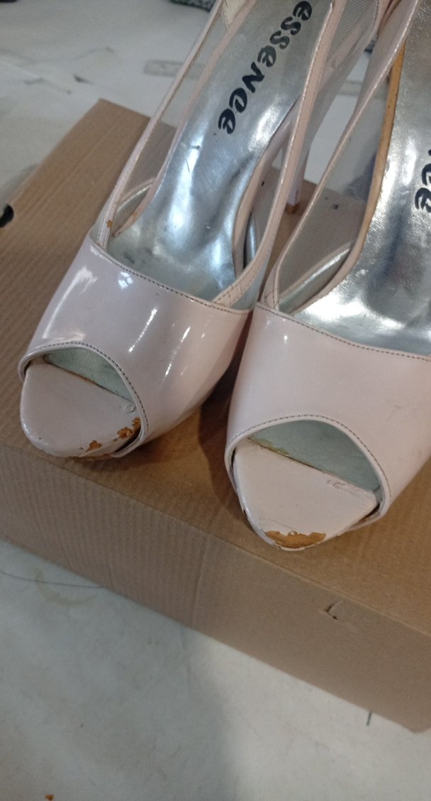 Pembe Platform Topuklu Kadın Stiletto - Görsel 4