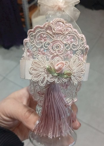 Bej Vintage Bohem Püsküllü Düğün Aksesuarı - Görsel 4