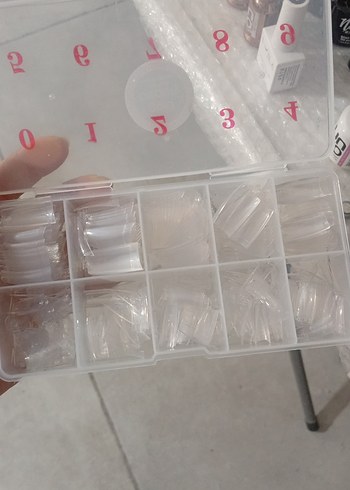 Protez tırnak seti tam set Manikür ve Pedikür Seti - Görsel 14