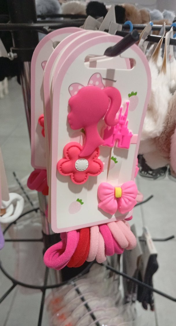 Renkli Elastik Çocuk Saç Bantları ve Tokalar - Görsel 4