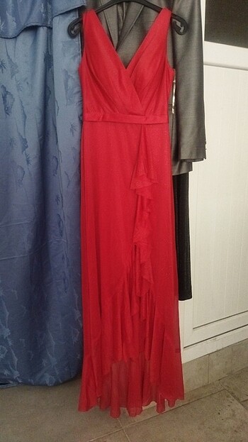 Diğer Kırmızı abiye elbise 