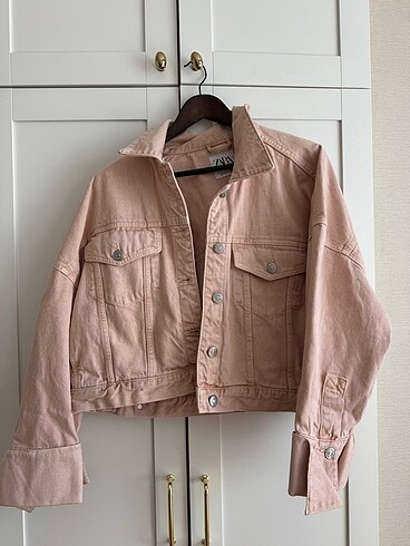Zara ceket pembe