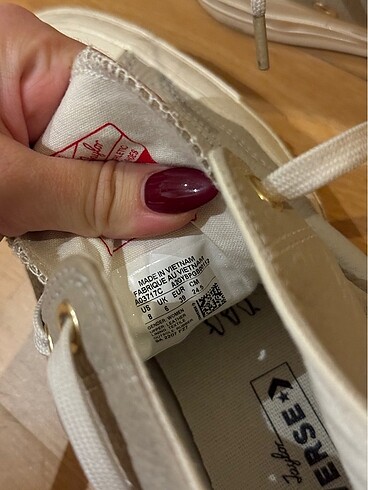 39 Beden camel Renk Bej Converse Ayakkabı orjinal