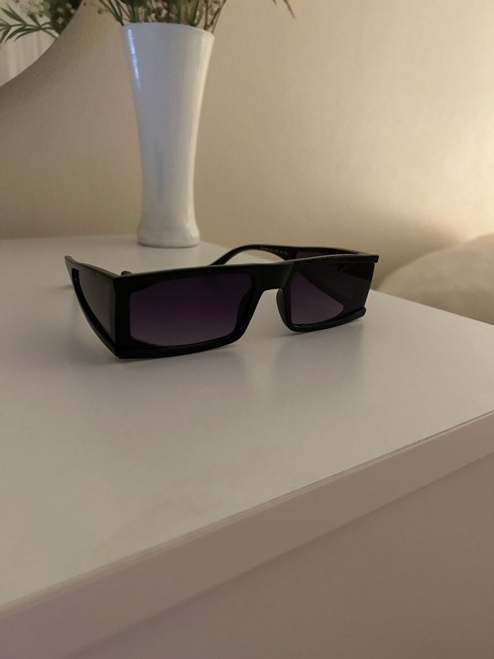 Kadın Siyah güneş Gözlük - Görsel 5