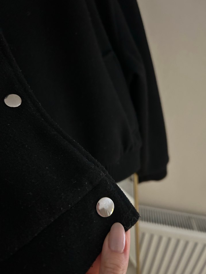 Siyah Bomber Kadın Ceket - Görsel 3