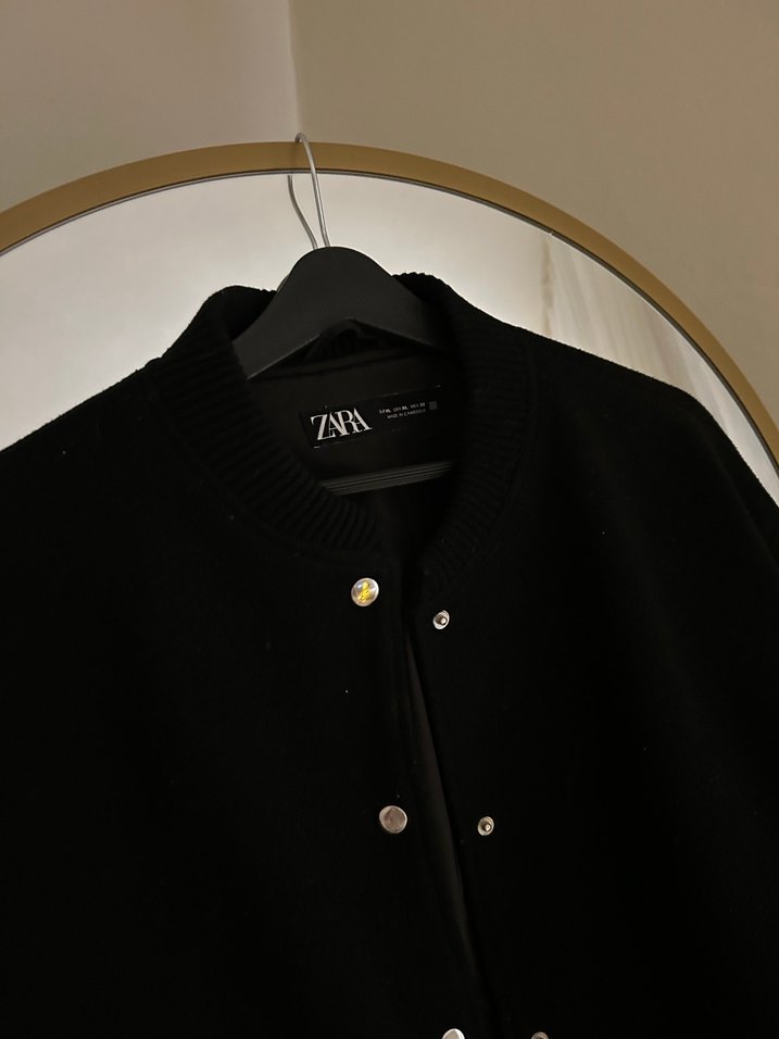 Siyah Bomber Kadın Ceket - Görsel 2