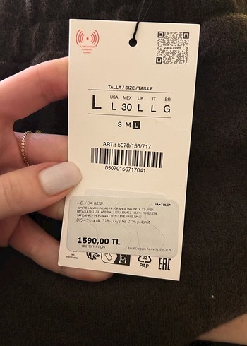 Kahverengi Pamuklu yumuşak Pantolon - Görsel 2