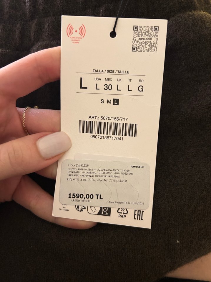 Kahverengi Pamuklu yumuşak Pantolon - Görsel 2