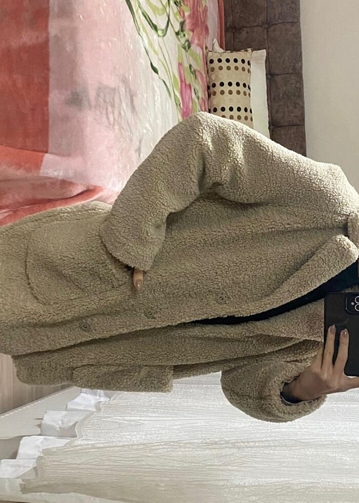 H&M peluş mont - Görsel 3