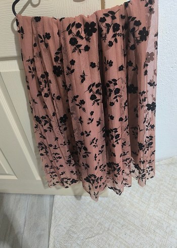 Pembe Midi Kadın Etek - Görsel 2