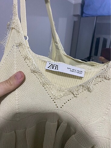 Zara Krem crop