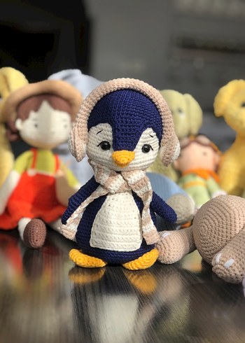 Beden Renk Amigurumi Penguen