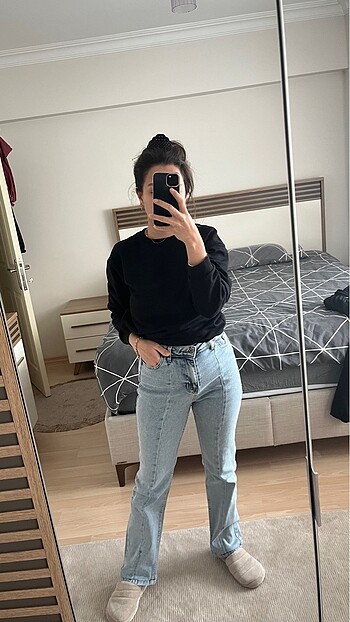 İspanyol paça likralı jean