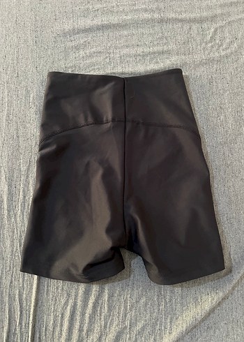 xs Beden siyah Renk Siyah Yüksek Bel Mini Şort