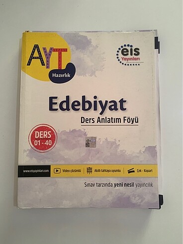 EİS YAYINLARI AYT EDEBİYAT DERS ANLATIM