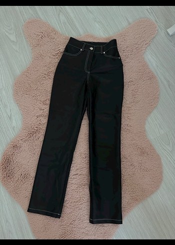 Kadın Deri pantolon - Görsel 7