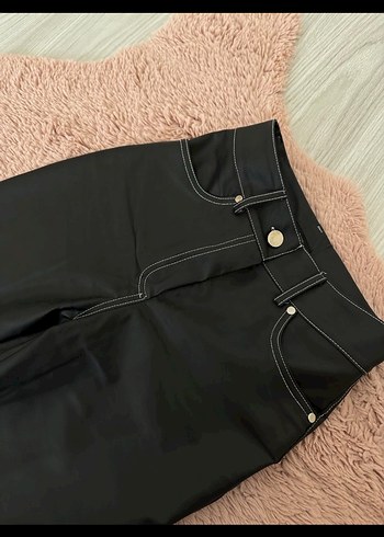 Kadın Deri pantolon - Görsel 6