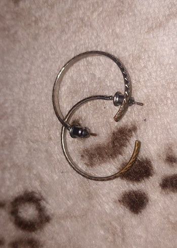 Desenli Tokalı Midi Küpeler - Görsel 3