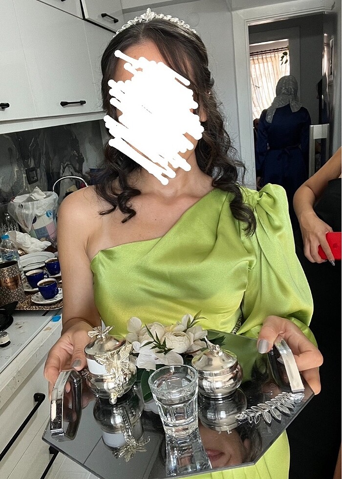 Taşlı gelin tacı - Görsel 3