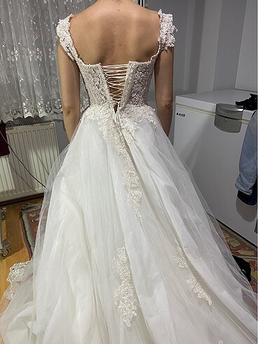 Prenses model gelinlik - Görsel 3