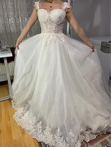 Prenses model gelinlik - Görsel 4