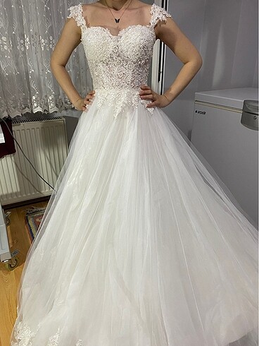 Prenses model gelinlik - Görsel 7