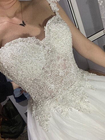 Prenses model gelinlik - Görsel 6