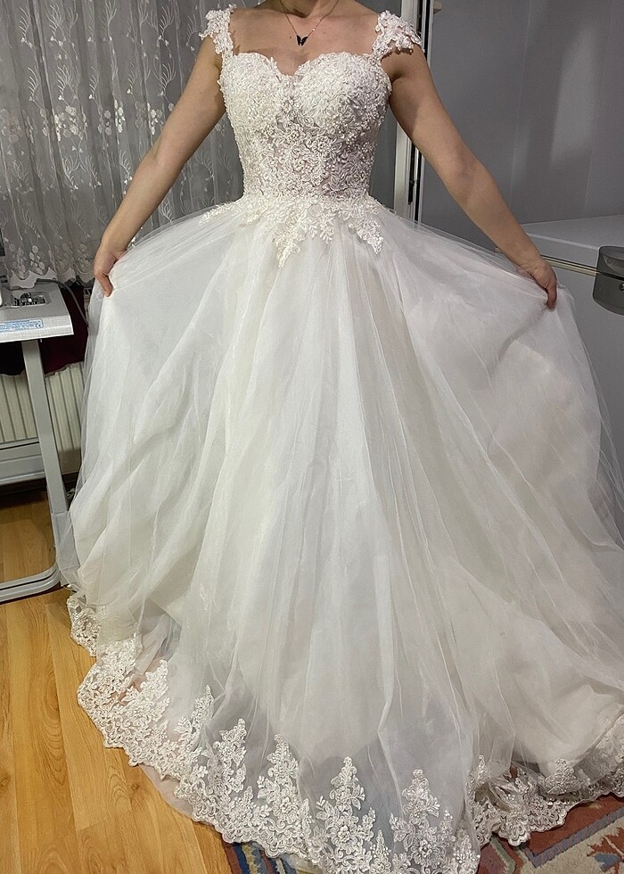 Prenses model gelinlik - Görsel 4