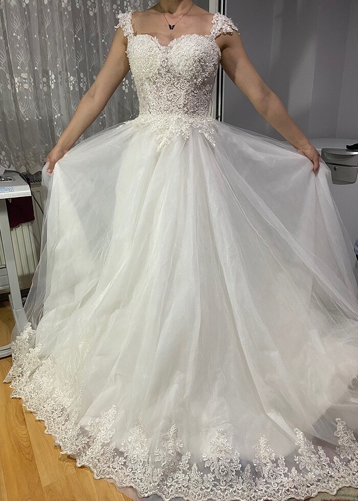 Prenses model gelinlik - Görsel 5