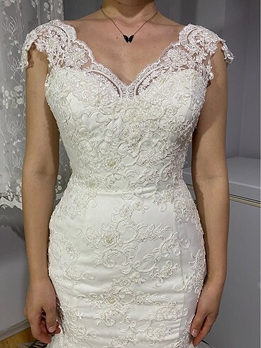 Balık model gelinlik - Görsel 2