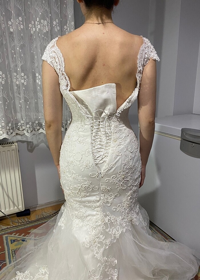 Balık model gelinlik - Görsel 3