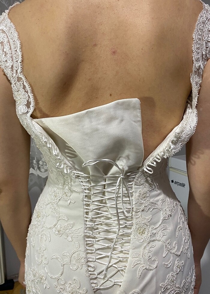 Balık model gelinlik - Görsel 4