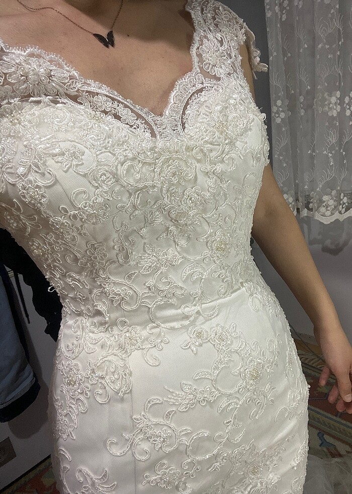 Balık model gelinlik - Görsel 5