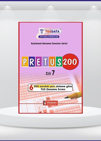 TUSDATA PRETUS 200 TUS Deneme Sınavı Cilt 7