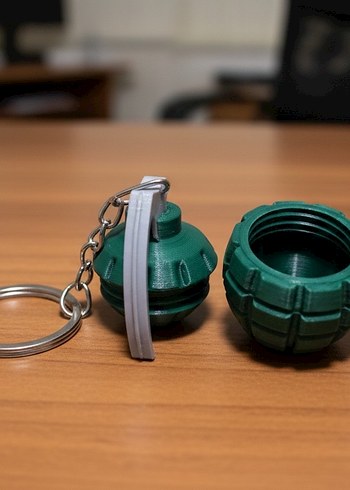 El Bombası Şeklinde Anahtarlık - Görsel 2