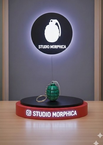 El Bombası Şeklinde Anahtarlık