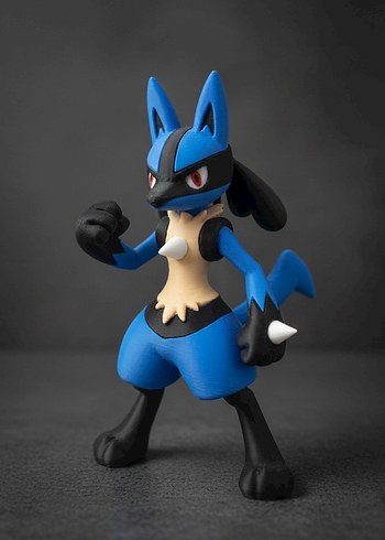 Pokemon Lucario Figür - Görsel 2