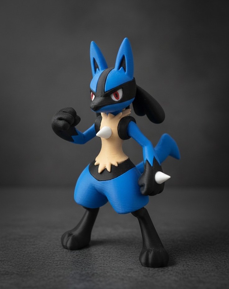 Pokemon Lucario Figür - Görsel 2