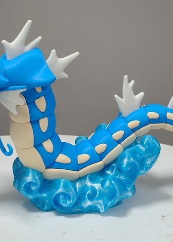 Pokemon Gyarados 3D Figür - Görsel 3