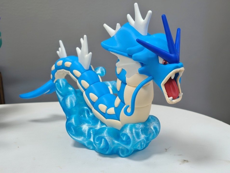 Pokemon Gyarados 3D Figür - Görsel 2