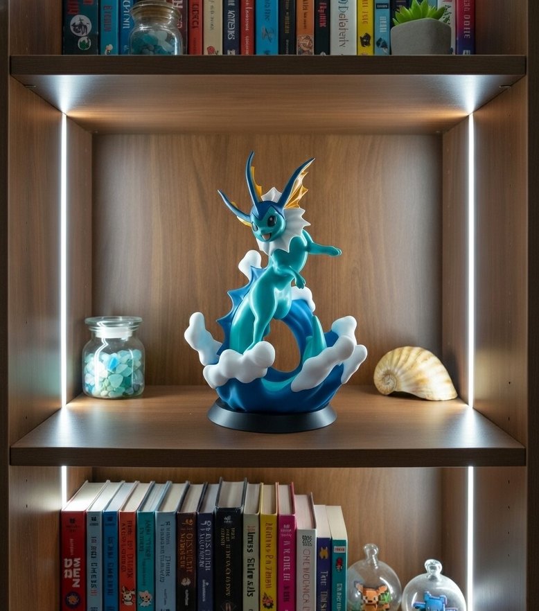 Vaporeon Pokemon Figürü - Görsel 3