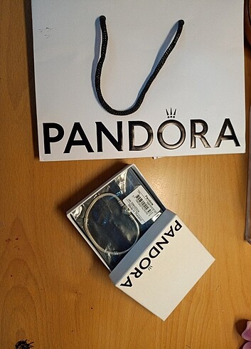  Beden gri Renk Pandora pave kalpli bileklik orijinal 