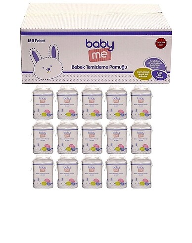 Baby me bebek temizleme pamuğu