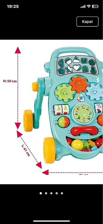 Baby toys sevimli ilk yürüme arkadaşım