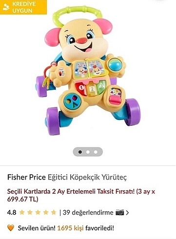 Beden Fisher price ilk yürüme arkadaşı