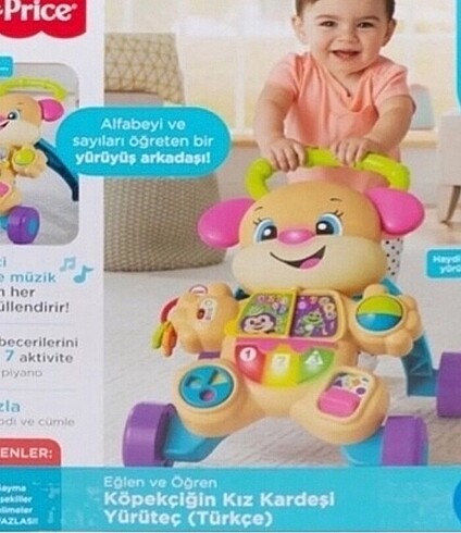 Fisher price ilk yürüme arkadaşı